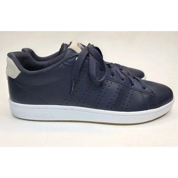 Mens Size 10 K-Swiss Court Casper Tennis Sneakers Navy Blue - Picture 2 of 10